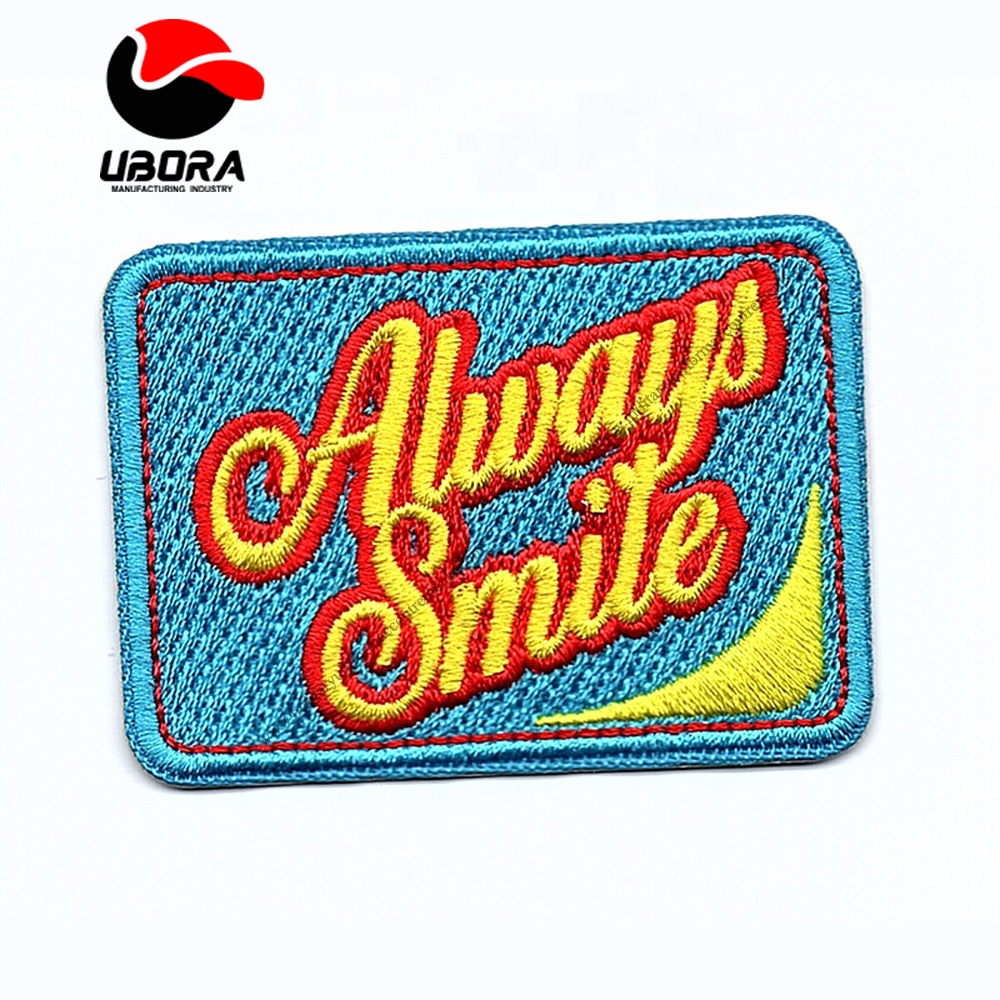 wholesale price custom machine embroidery badges for clothing